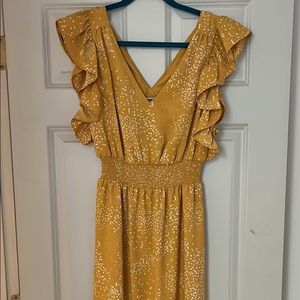 NWT Yellow EXPRESS maxi dress